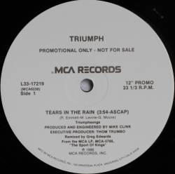 Triumph (CAN) : Tears in the Rain